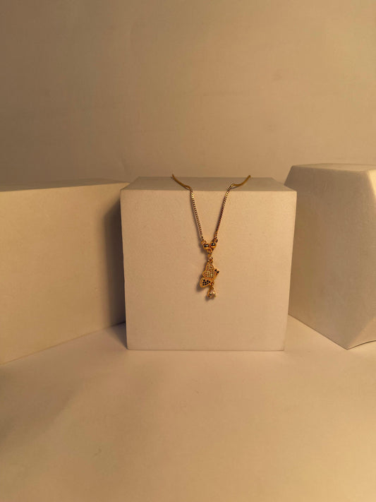 Gold Chain Locket (Stella Drop)