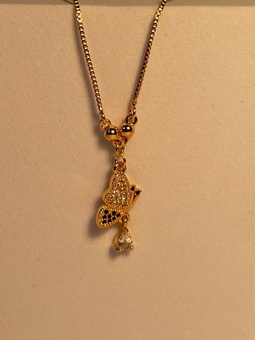 Gold Chain Locket (Stella Drop)