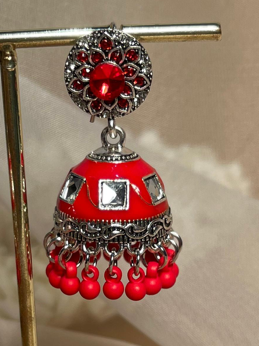 Sumaira Jhumki-red (Noor-Bano-Collection)