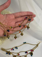 Jhumkay Waalay Saharay- gold and multi