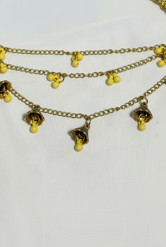 Jhumkay Waalay Saharay- gold and yellow