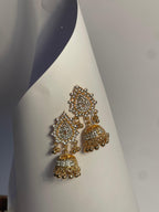Sarah Jhumki-Gold-(Noor-Bano-Collection)