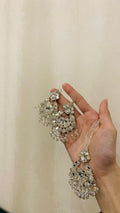Aimen Bindiya Set - Silver