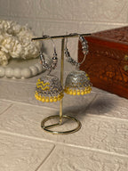 Bano bali- silver and yellow-dotted