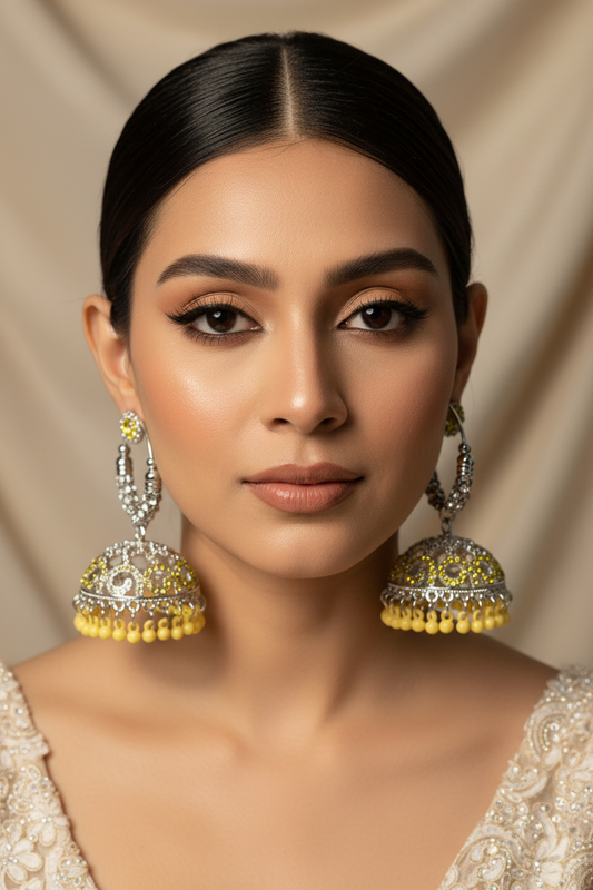 Bano bali- silver and yellow