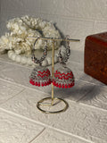 Bano bali - Silver and Red dotted