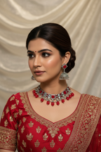 Chakoor Set-red(Gulbano Collection)