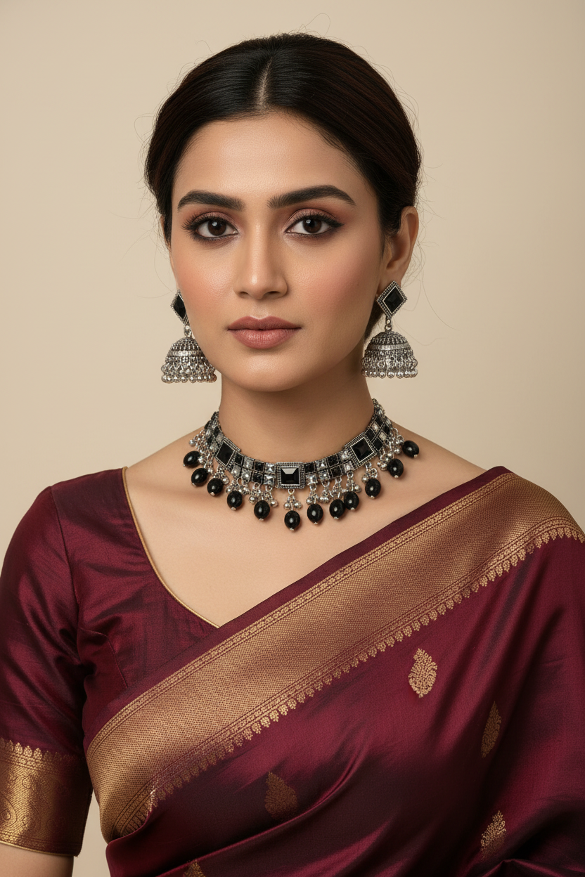 Chakoor Set-black(Gulbano Collection)