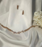 Chamak Phool Set Gold(meharbano collection)