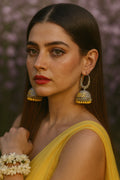 Bano bali- silver and yellow-dotted