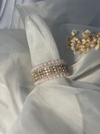 kids bangle/bracelet pearl and beads Gold (baharbano collection)