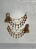 Gol Phool 3 lari saharay gold and multi (baharbano collection)