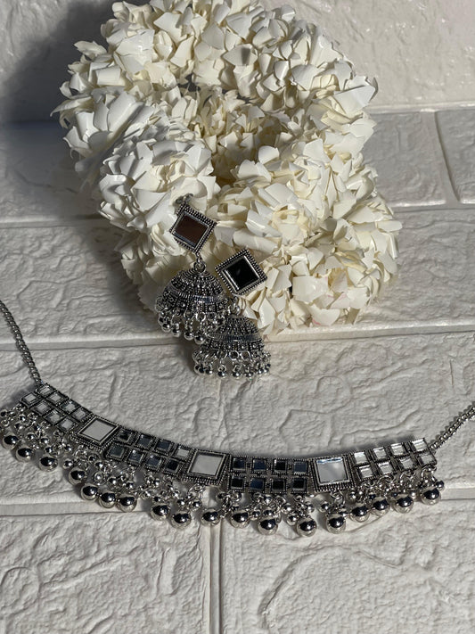 Chakoor Set-silver(Gulbano Collection)