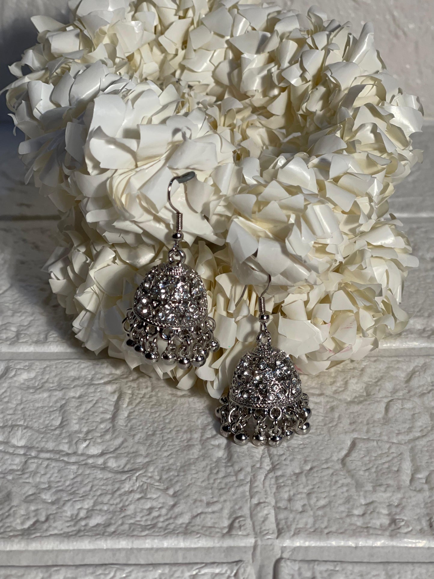 Mini chandi with silver beads-sheharbano collection