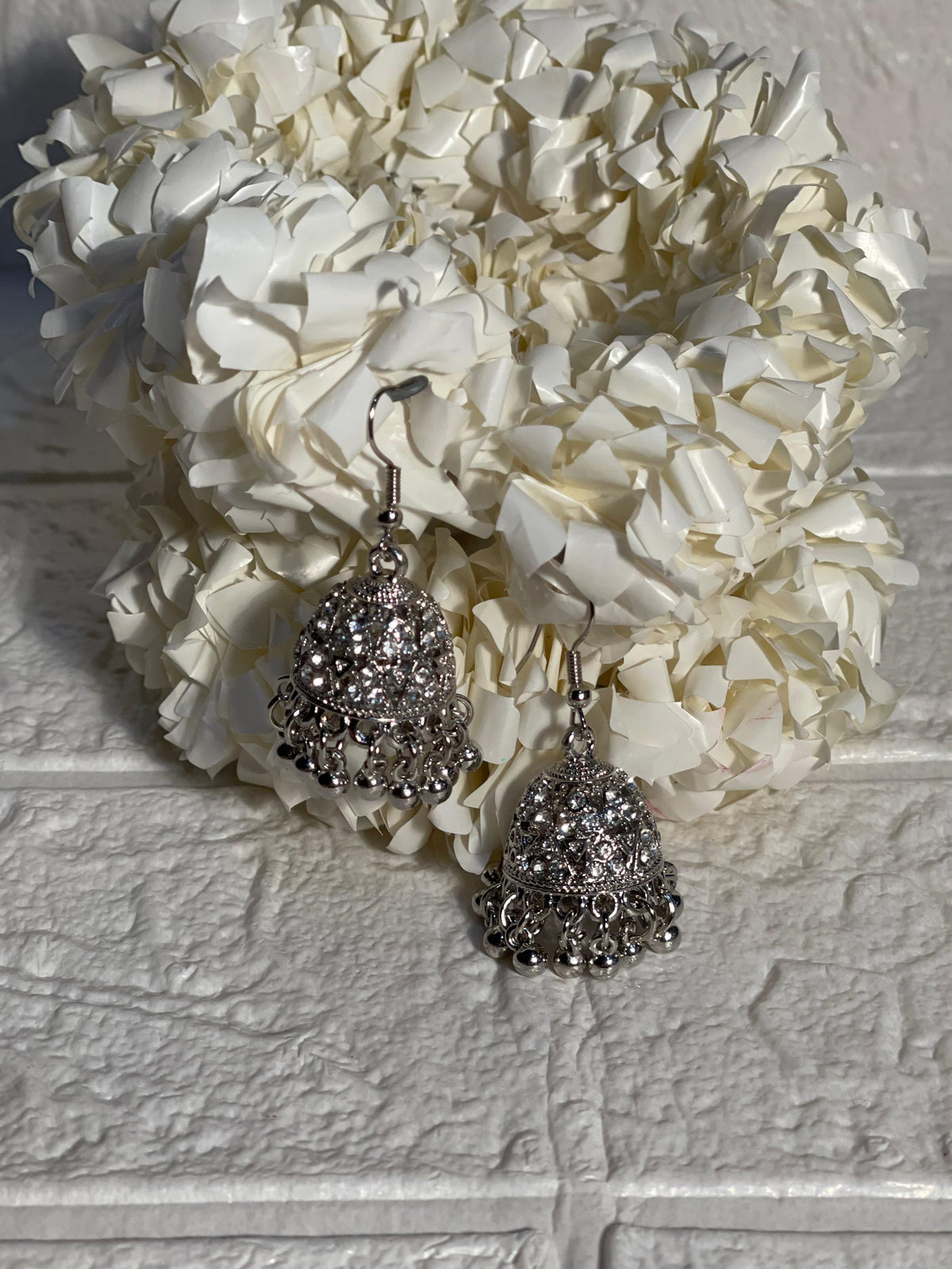 Mini chandi with silver beads-sheharbano collection