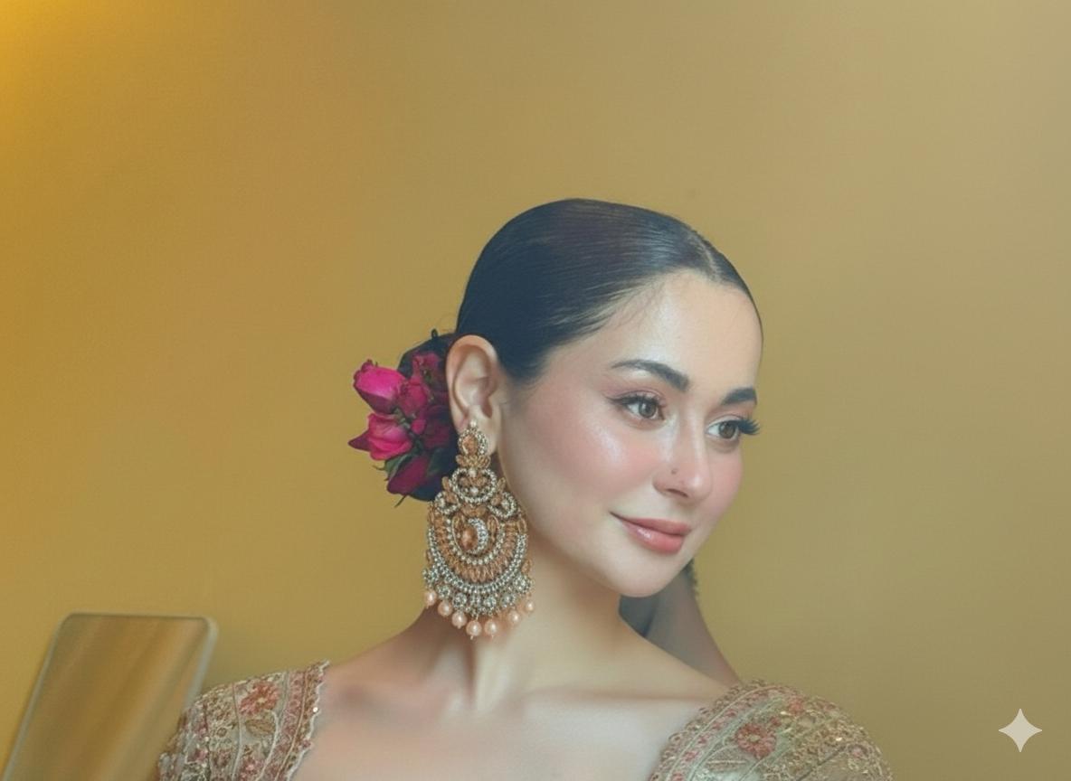 Shahi Earrings- gold beads