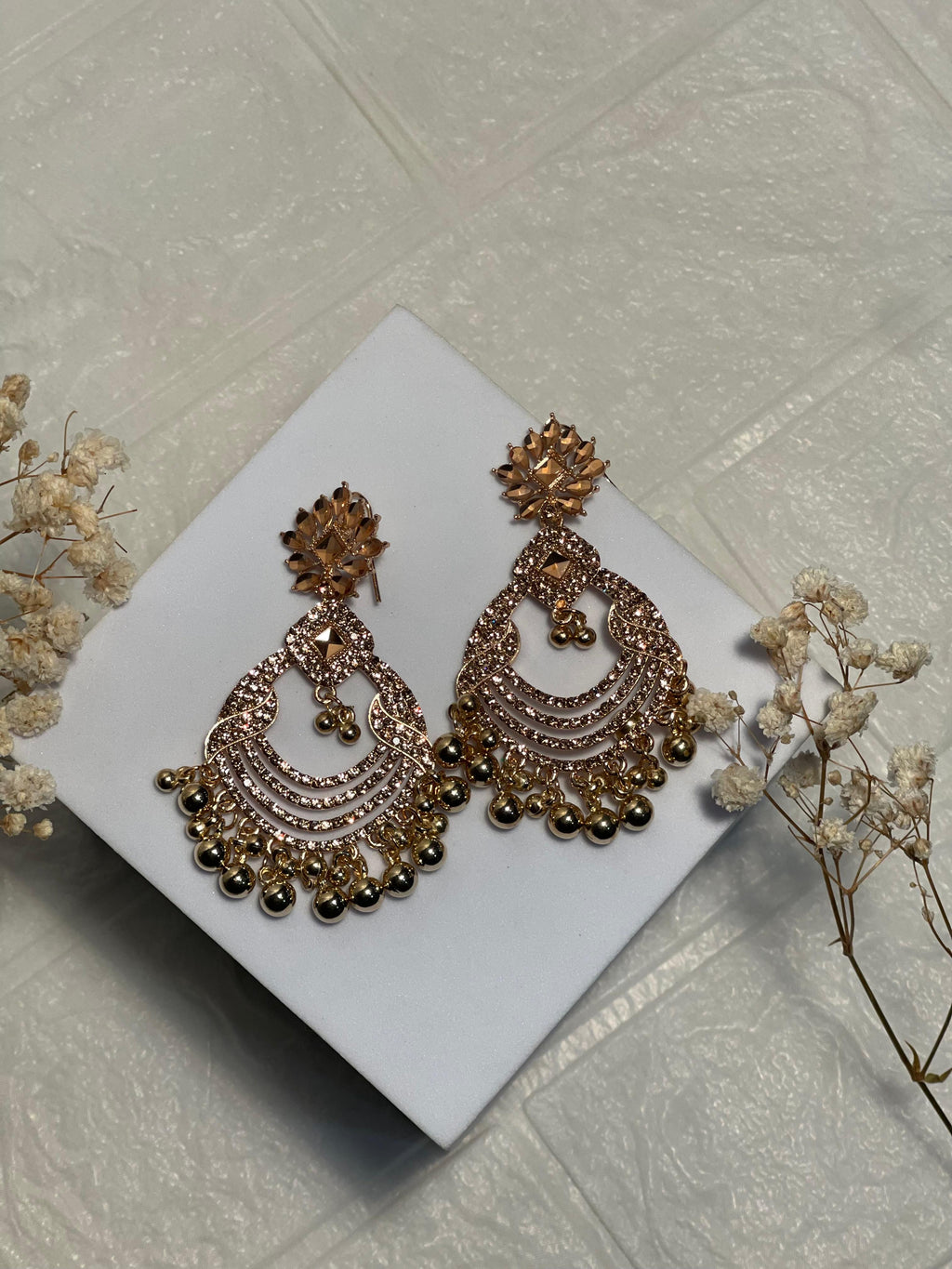 Copper Earrings- (Baharbano)