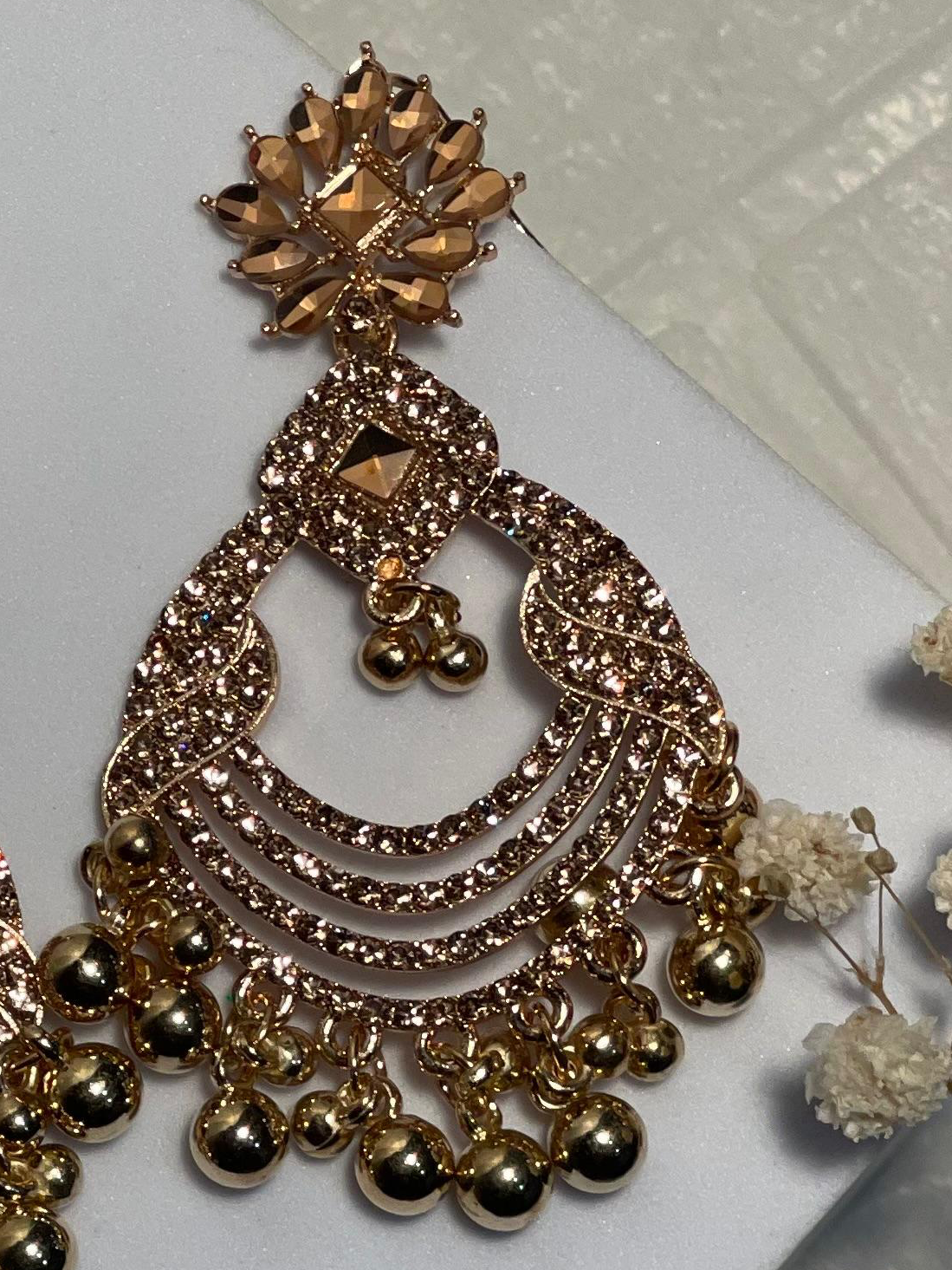 Copper Earrings- (Baharbano)