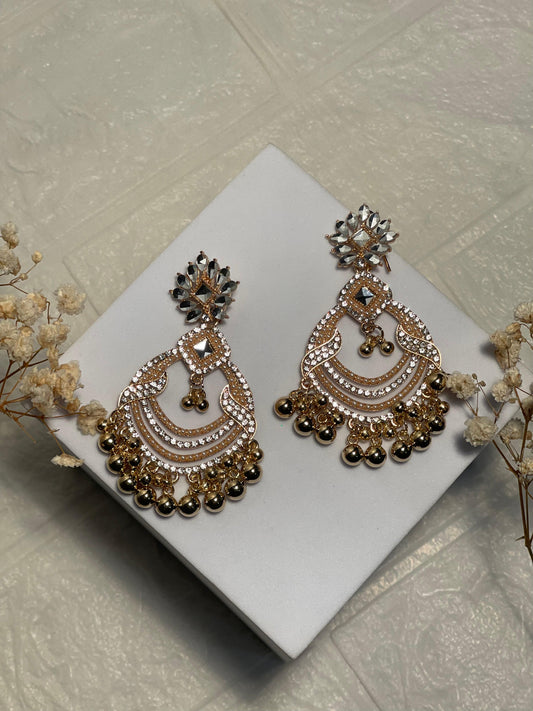 Gold Earring- (Baharbano)
