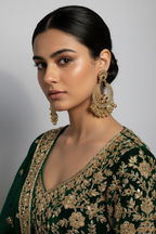Ghungroo earrings copper(Mahbano)