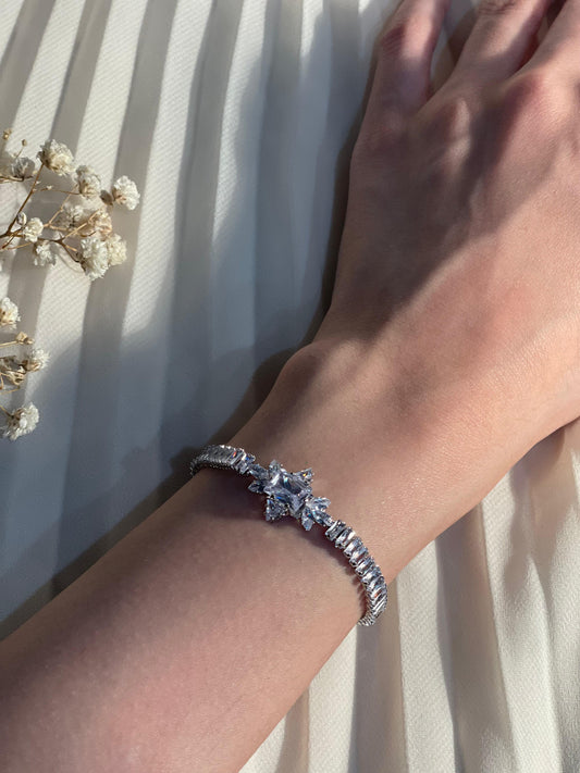 Gem Stone Bracelet crystal  (Mahbano)