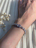 Gem Stone Bracelet crystal rectangle (Mahbano)