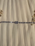 Gem Stone Bracelet crystal rectangle (Mahbano)