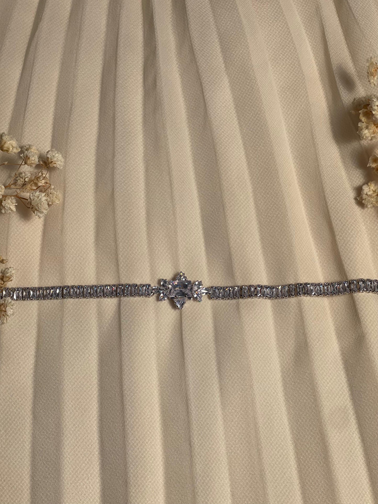 Gem Stone Bracelet crystal  (Mahbano)