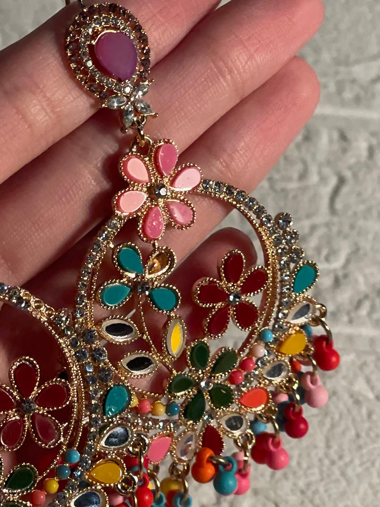 Phool Earring multi(Mahbano)