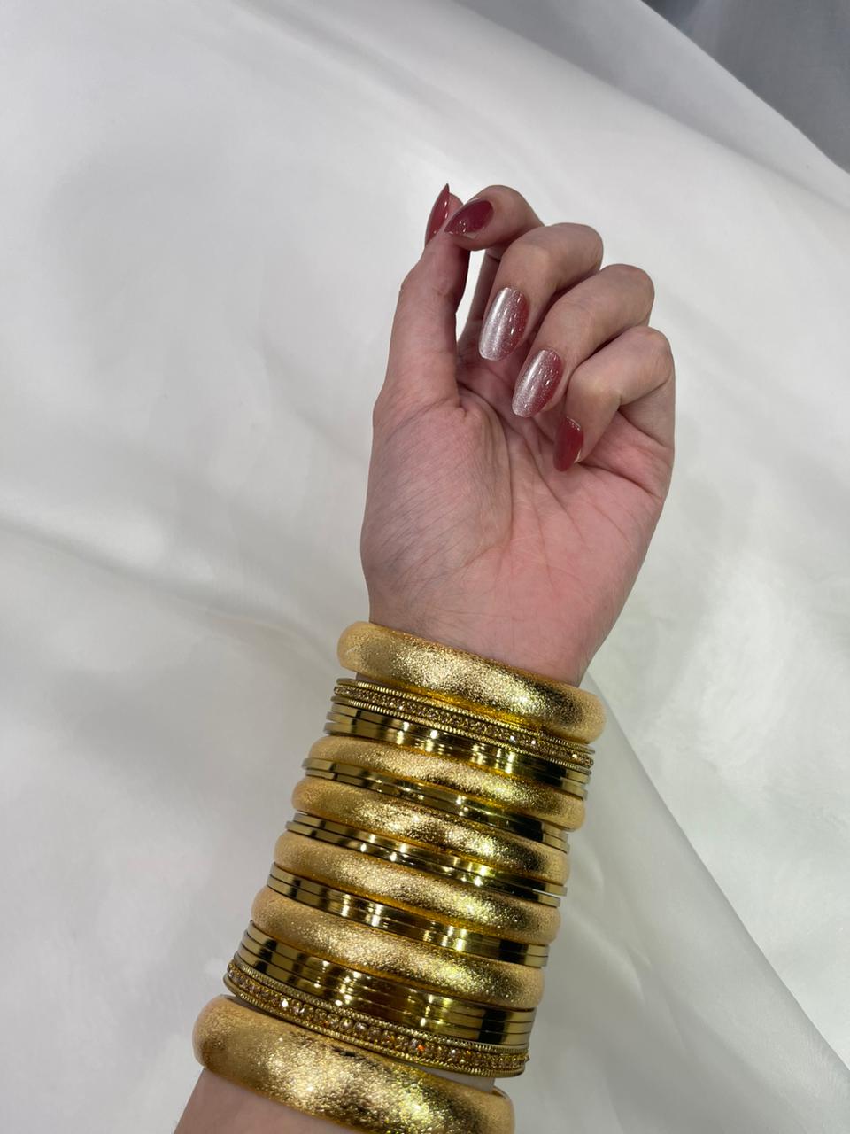 Gold Bangles- set