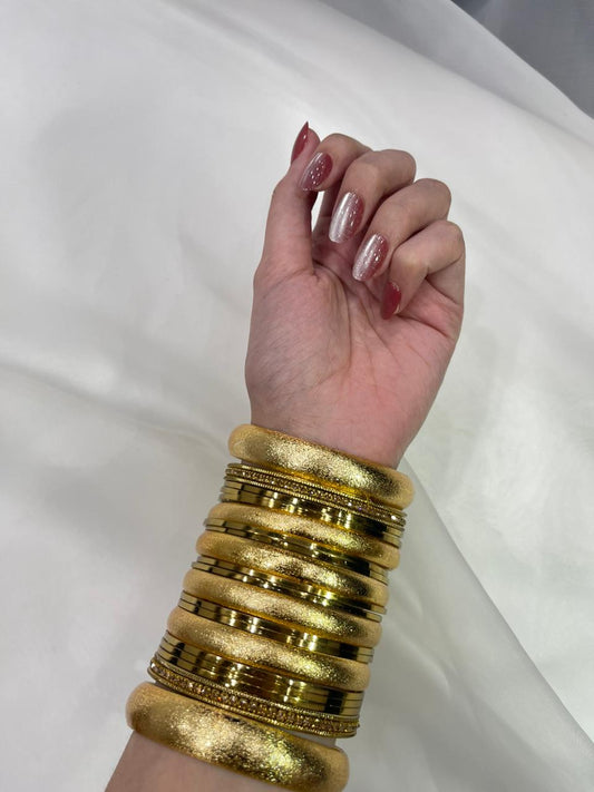 Gold Bangles- set