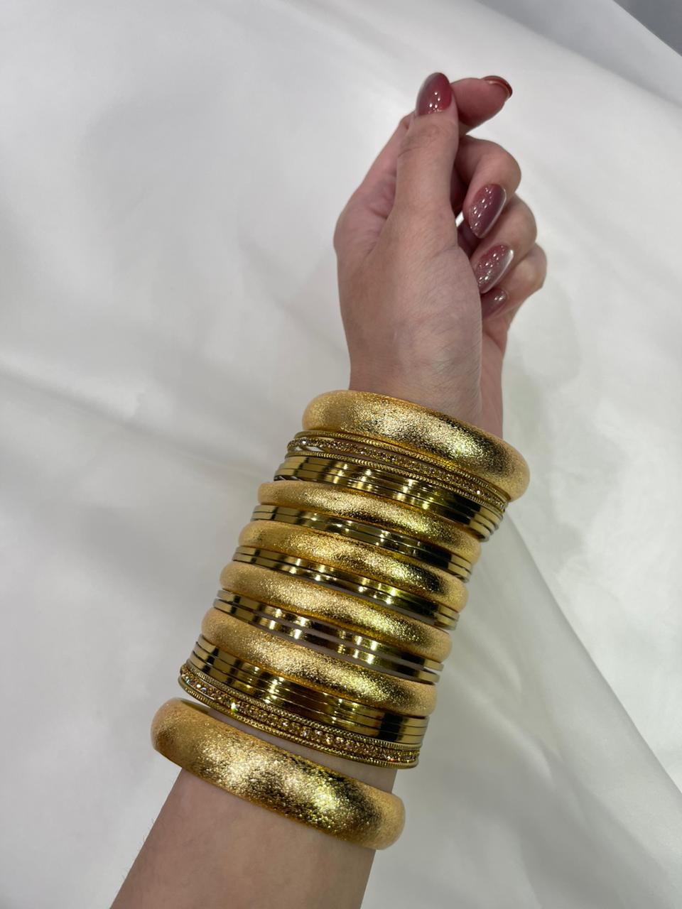 Gold Bangles- set