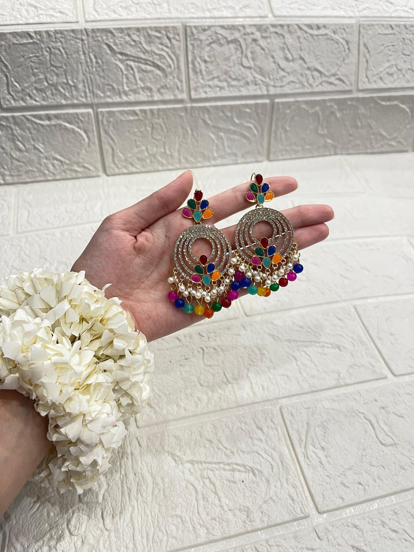 6 Ringlets earring multi(Sheharbano)