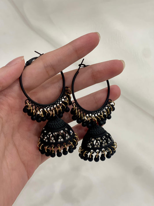 Dazzling Banobali matt black(Sheharbano)