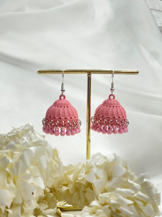 Patta Matt Jhumki pink-(Sheharbano)