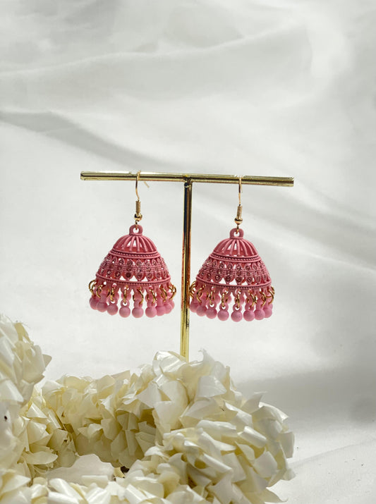Matt Jhumki patla patta pink-(Sheharbano)