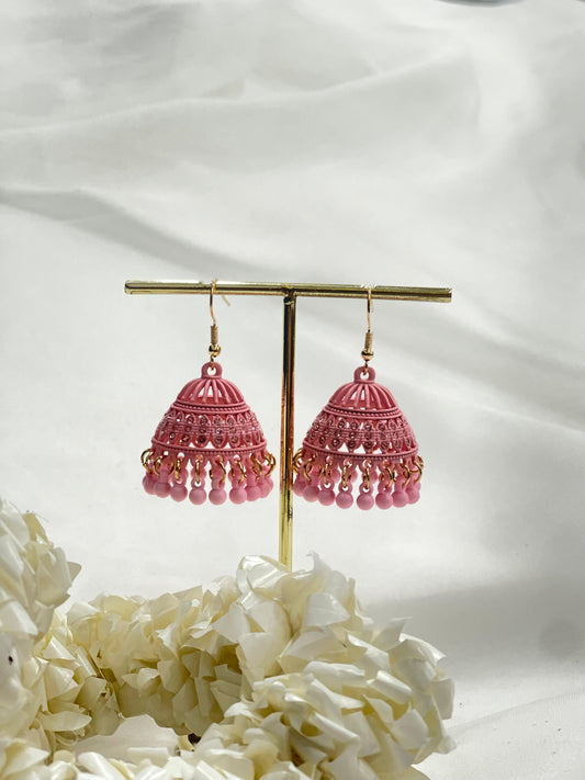 Matt Jhumki patla patta pink-(Sheharbano)