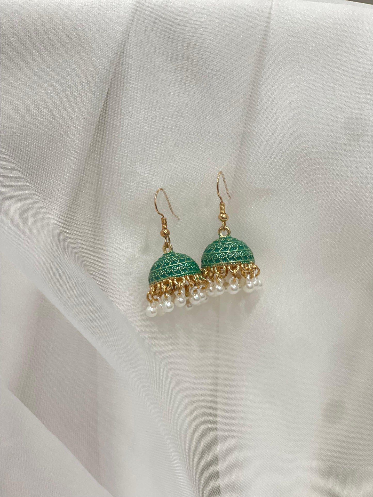 Mini jhumki green(Sheharbano)