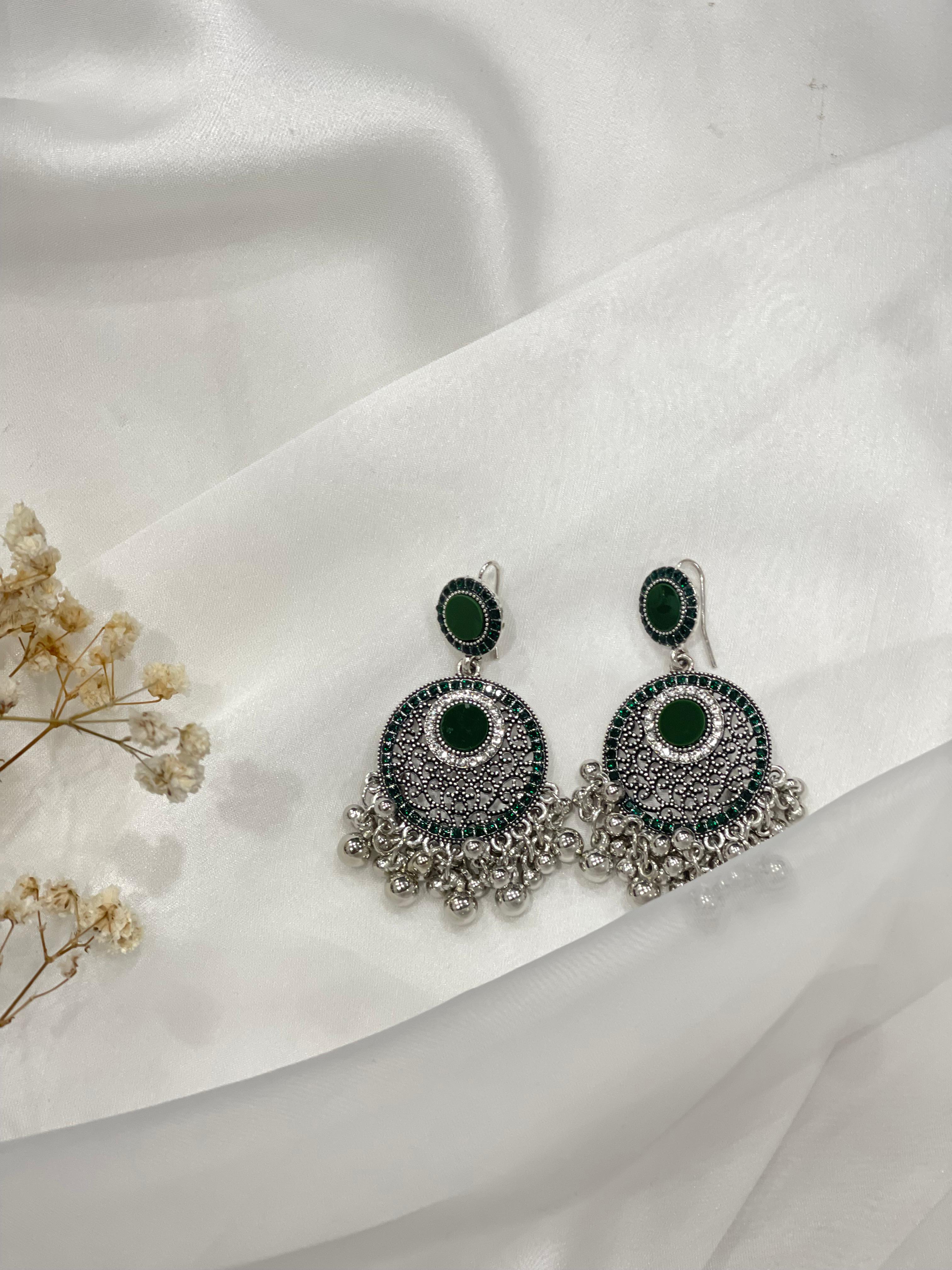 Gol jali ghungroo green (Sheharbano)