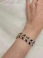 Double Boti Bracelet black(Sheharbano)