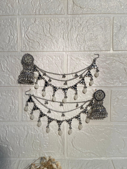 Gol phool triple saharay grey(Sheharbano)