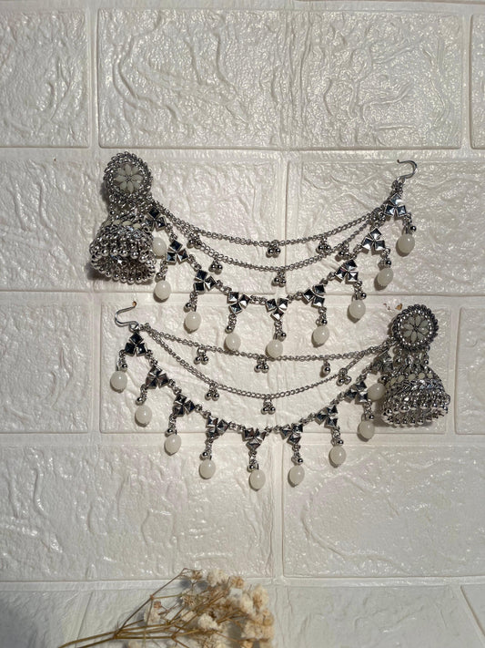 Gol phool triple saharay grey(Sheharbano)