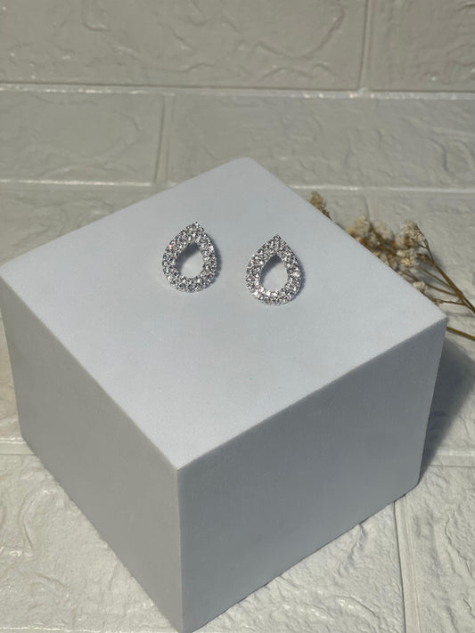 Droplet silver Earrings (Zartabbano)