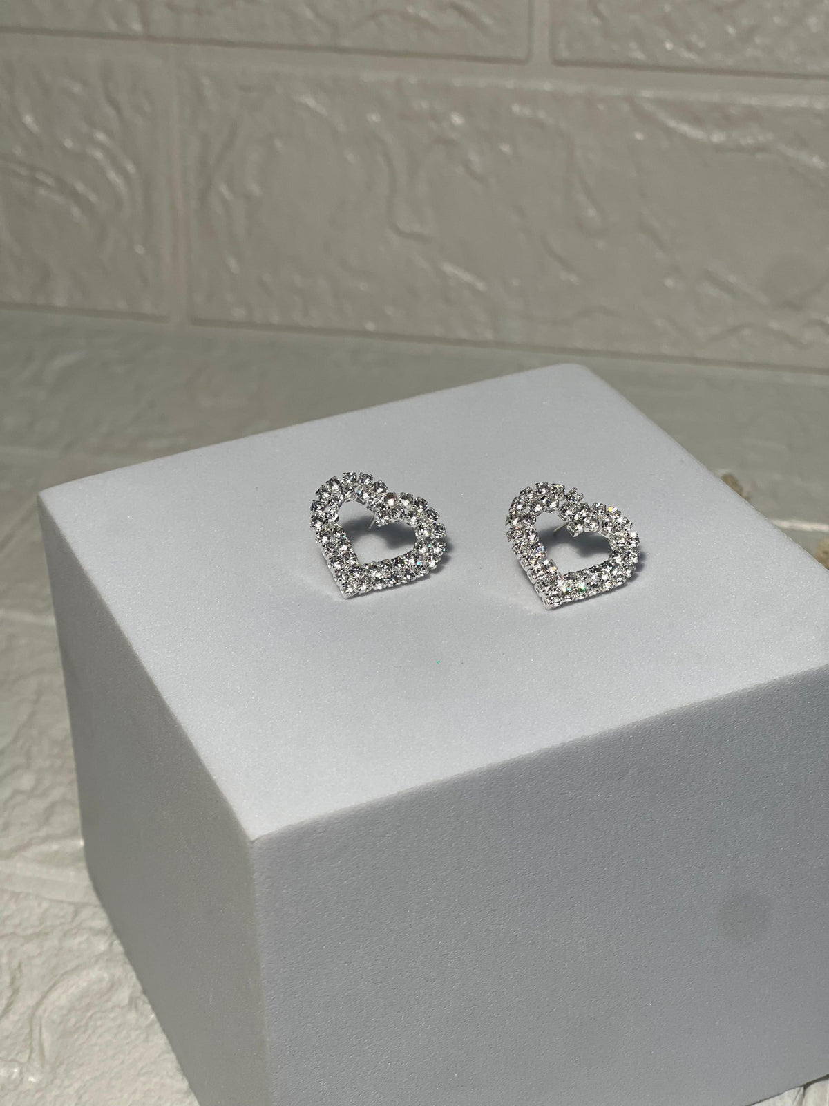 Hearts silver Earrings (Zartabbano)