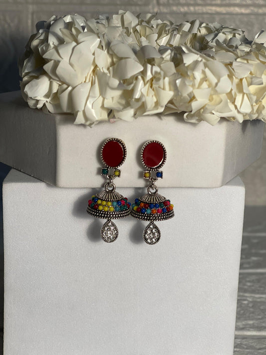 multi Jhumka- (Zartabbano)