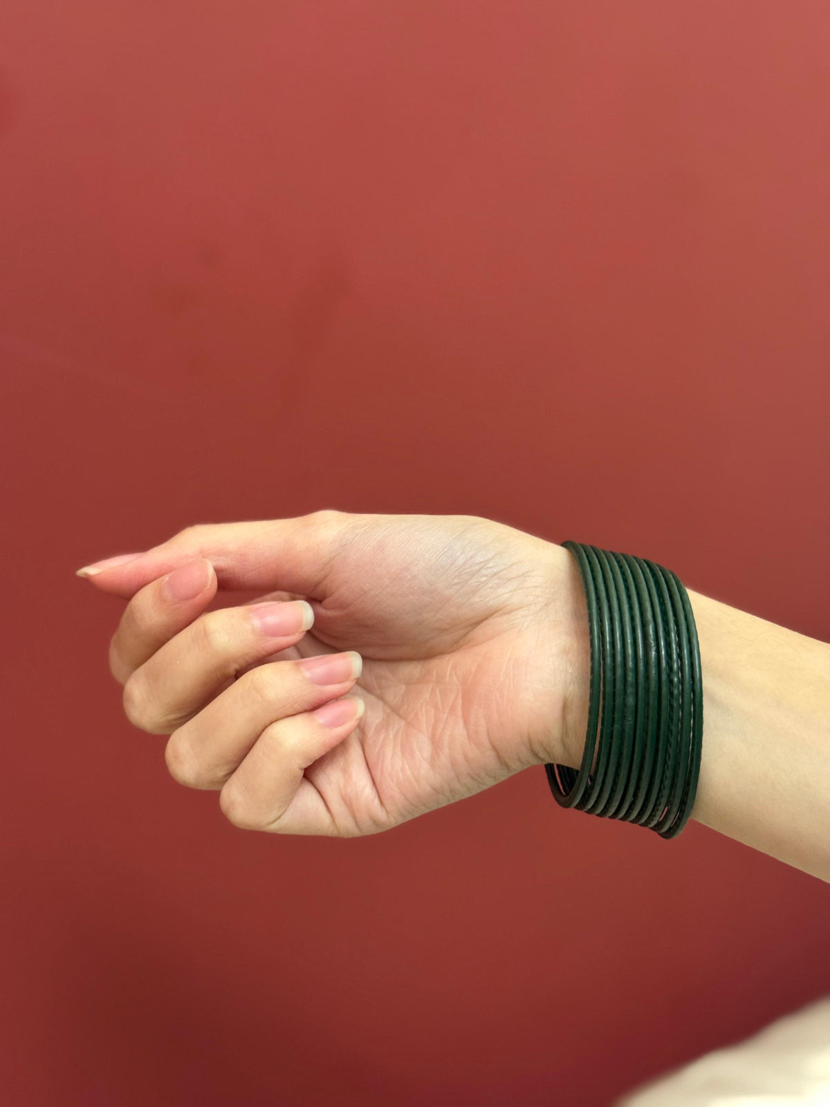 Green bangle 10 pieces