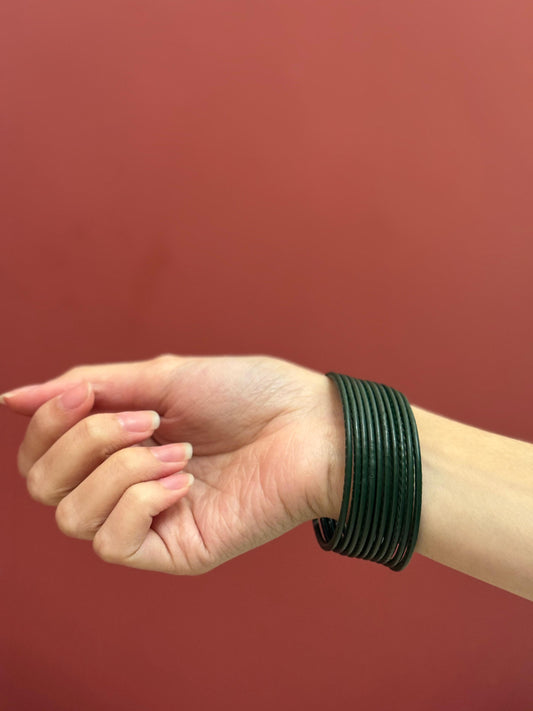 Green bangle 10 pieces