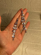 Aiza Earrings-silver(Mahnoorbano)