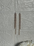 Double gem earrings-gold(Mahnoorbano)