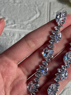 Dur-e-Fishan earrings- silver(Mahnoorbano)